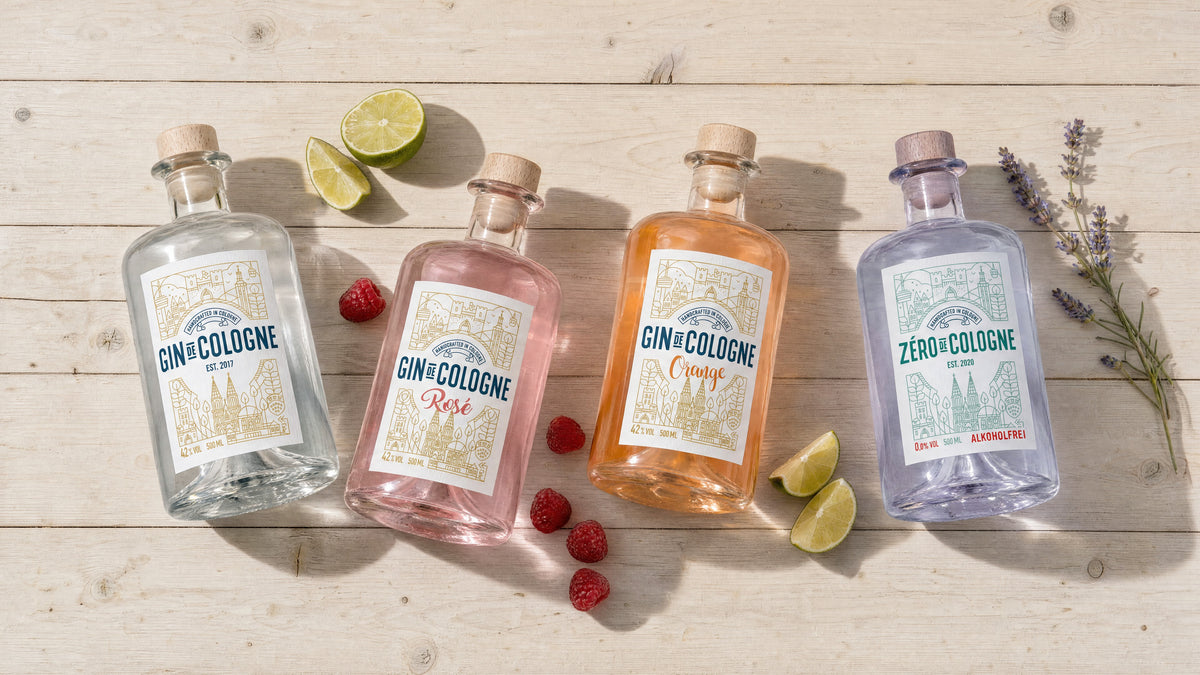 Gin de Cologne kaufen – Rosé, Orange, Zéro | Leni & Hans