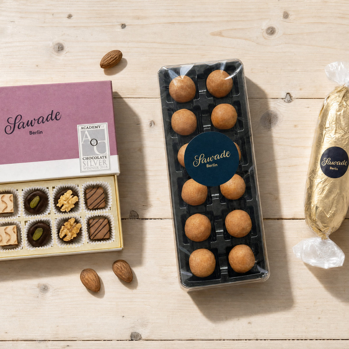 Sawade Berlin Pralinen, Schokokugeln, Marzipan | Leni & Hans
