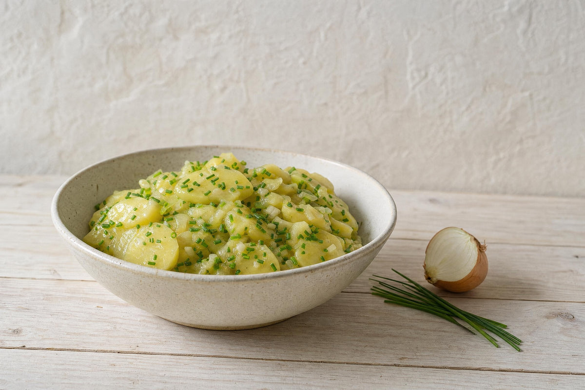 Kartoffelsalat mit Leinöl