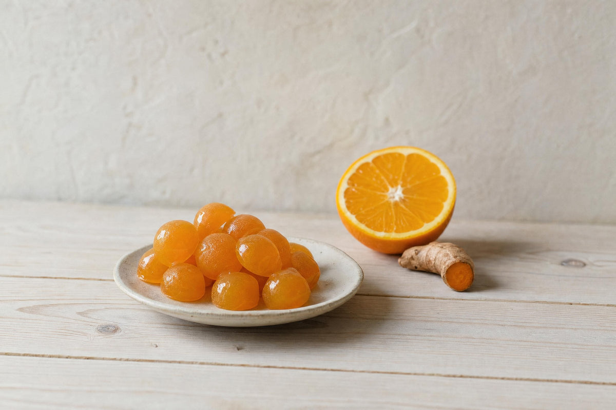 Orangen Weingummis