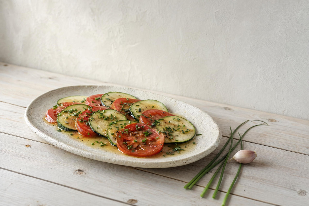 Tomaten-Zucchini Vinaigrette