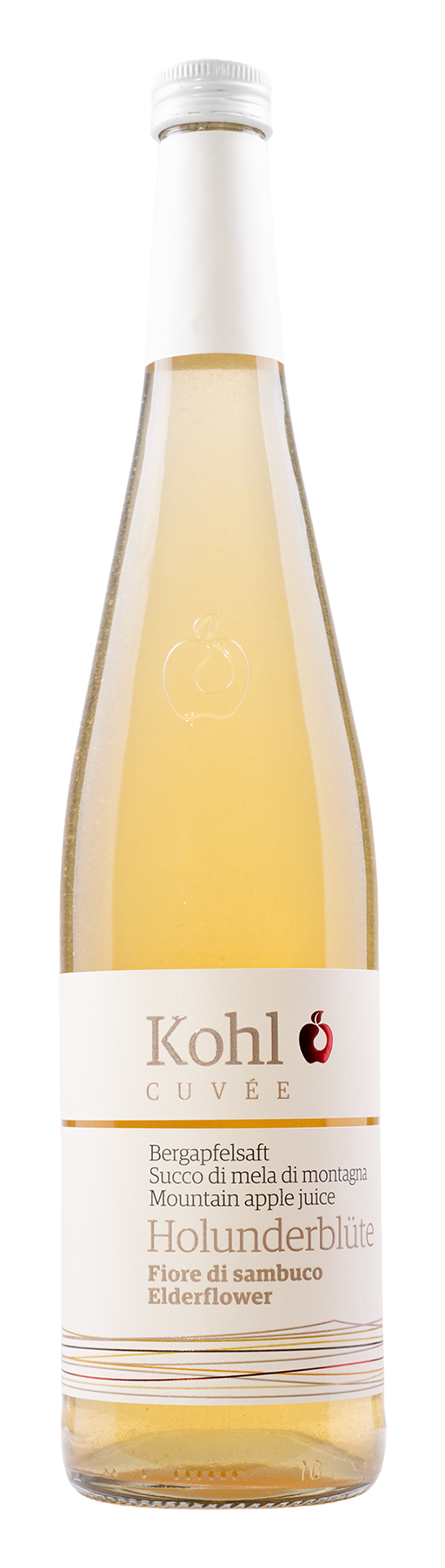 Apfelsaft mit Holunderblüte – Kohl Bergapfelsaft