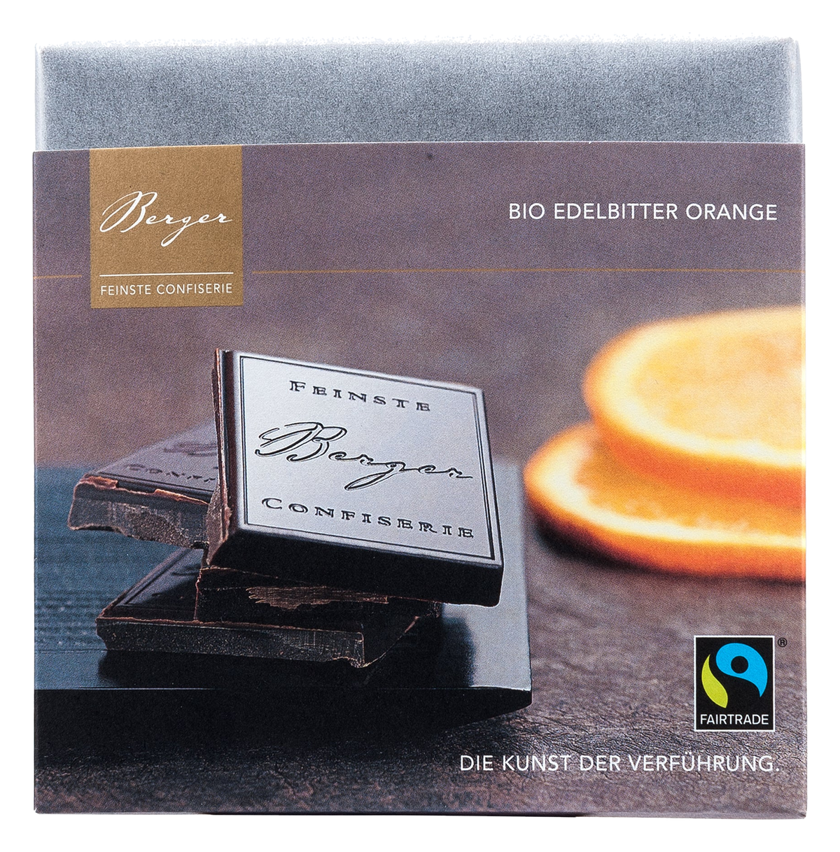 Edelbitter Schokolade mit Orange – Berger Confiserie