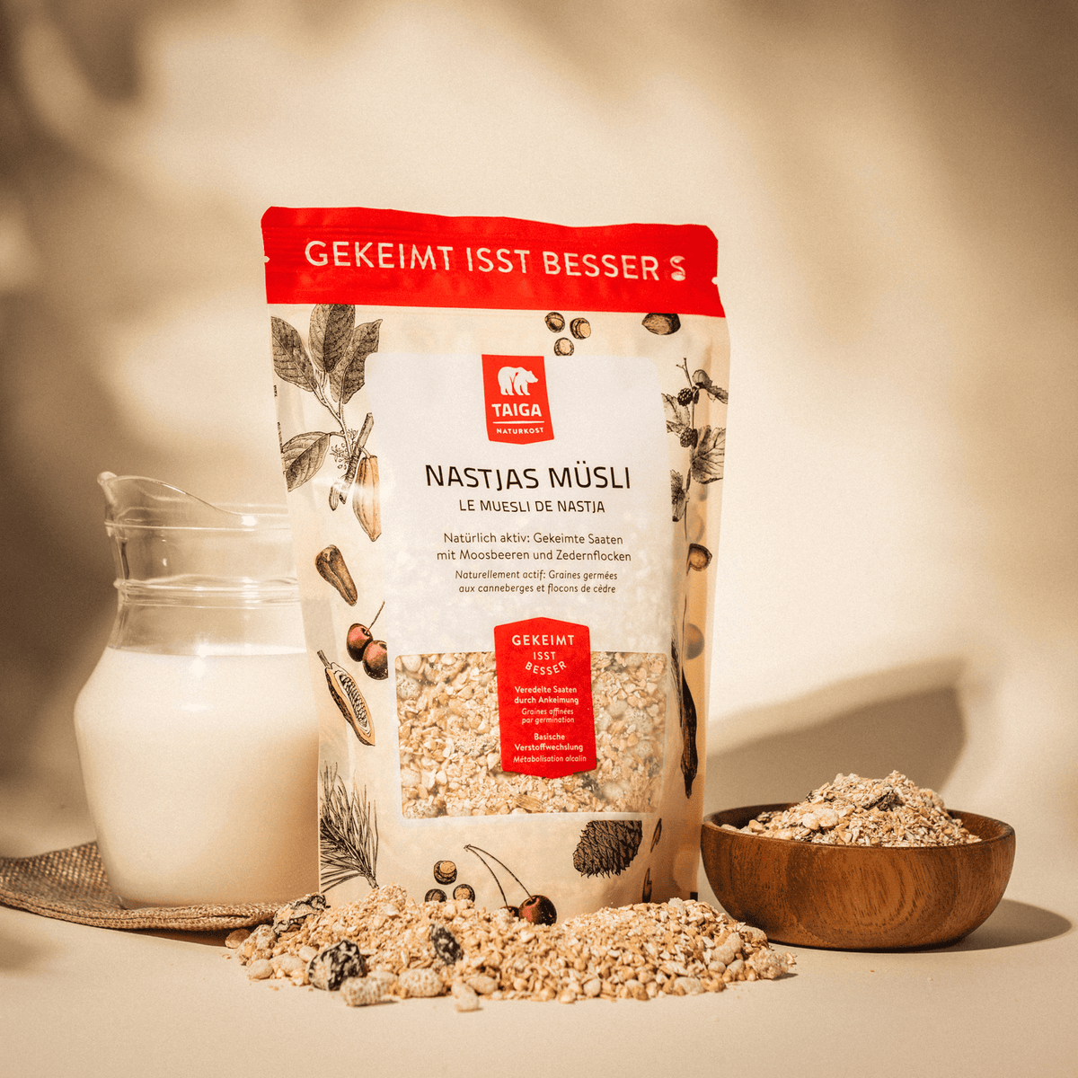 Nastjas Müsli Bio - gekeimte Saaten glutenfrei – TAIGA Naturkost