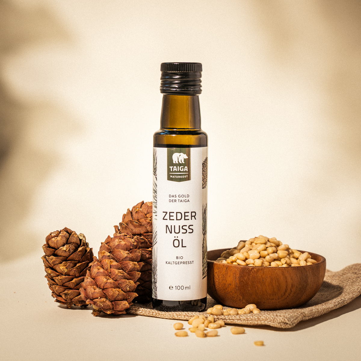 Bio Zedernussöl 100ml – TAIGA Naturkost