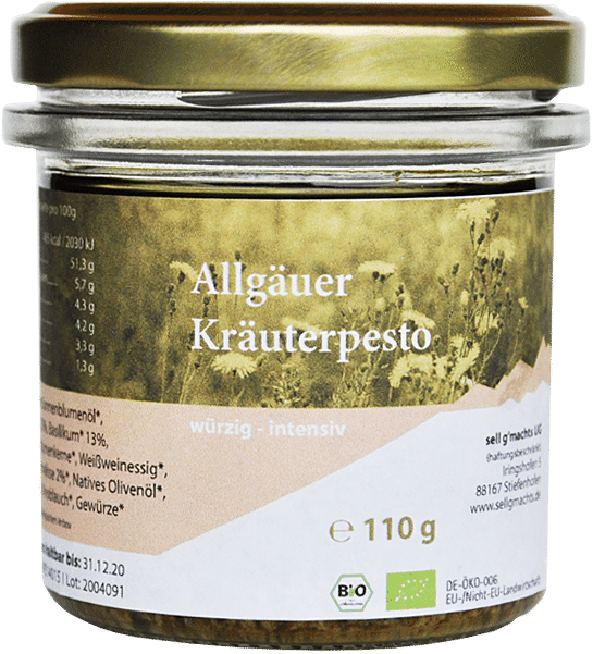 Allgäuer Bio Kräuterpesto