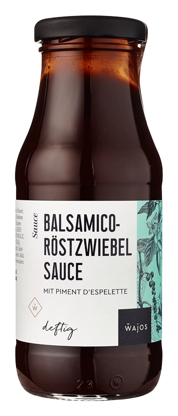 Balsamico Röstzwiebel Sauce mit Piment d'Espelette