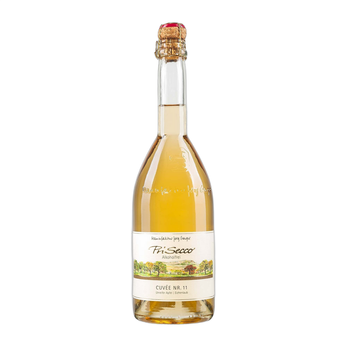 Manufaktur Jörg Geiger  Prisecco Cuvée Nr. 11  unreifer Apfel Eichenlaub  alkoholfrei