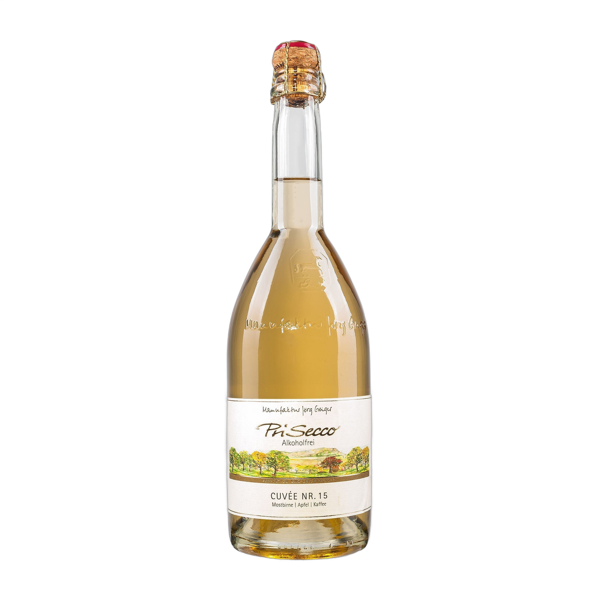 Manufaktur Jörg Geiger  Prisecco Cuvée Nr. 15  Mostbirne Apfel Kaffee  alkoholfrei