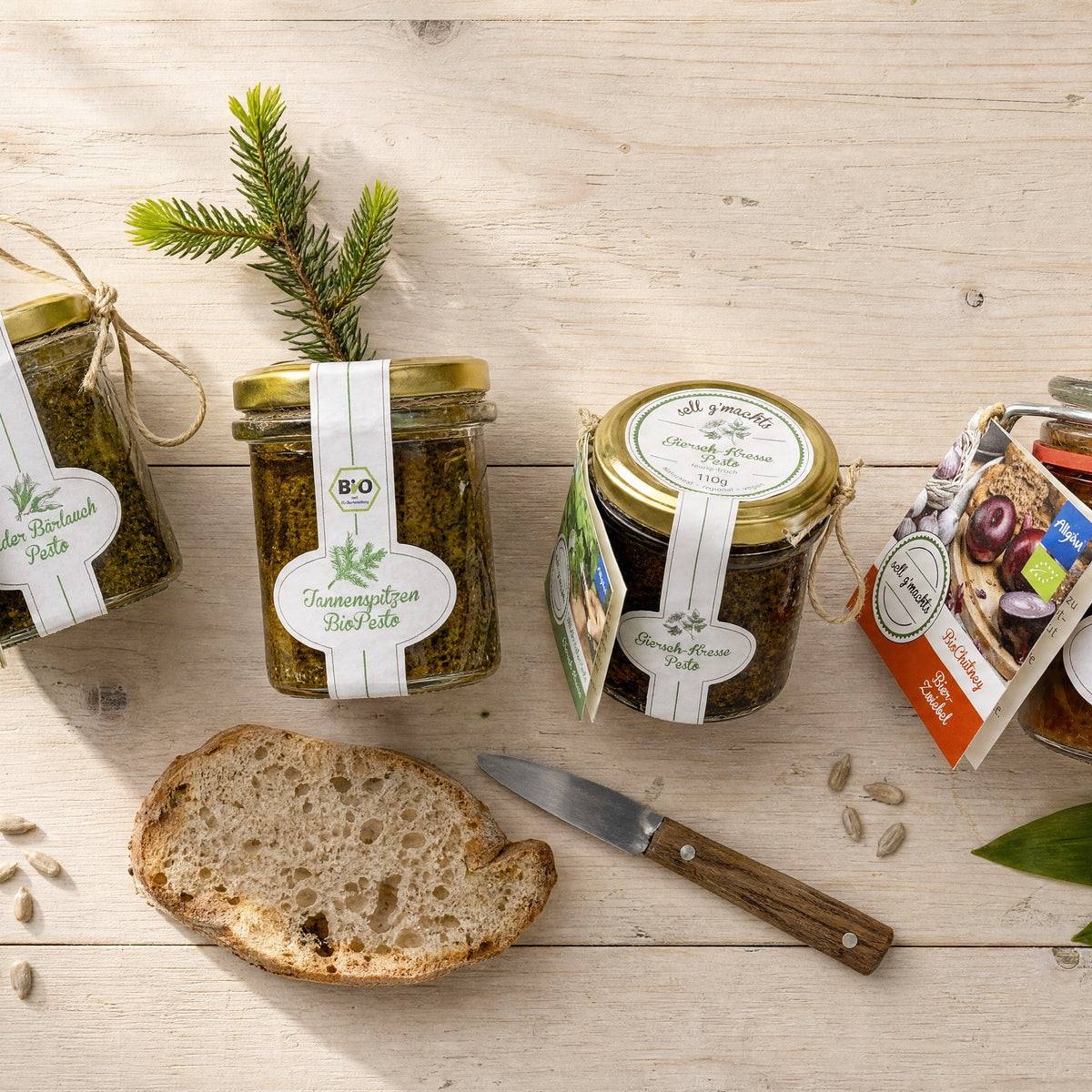 sell g'machts Pesto & Chutney kaufen – Allgäu | Leni & Hans