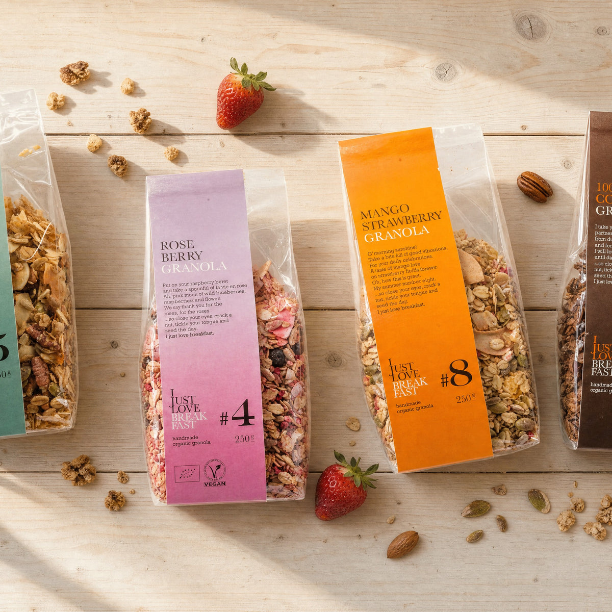I just love breakfast – Bio-Granola, vegan | Leni & Hans