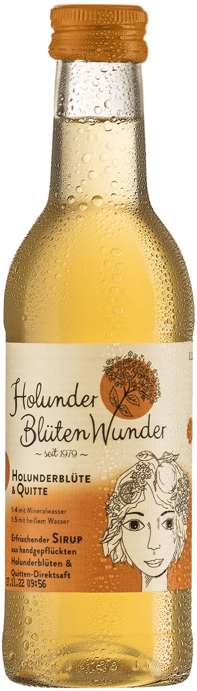 Holunderblüte &amp; Quitte Premium Sirup