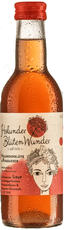 Holunderblüte &amp; Rhabarber Premium Sirup