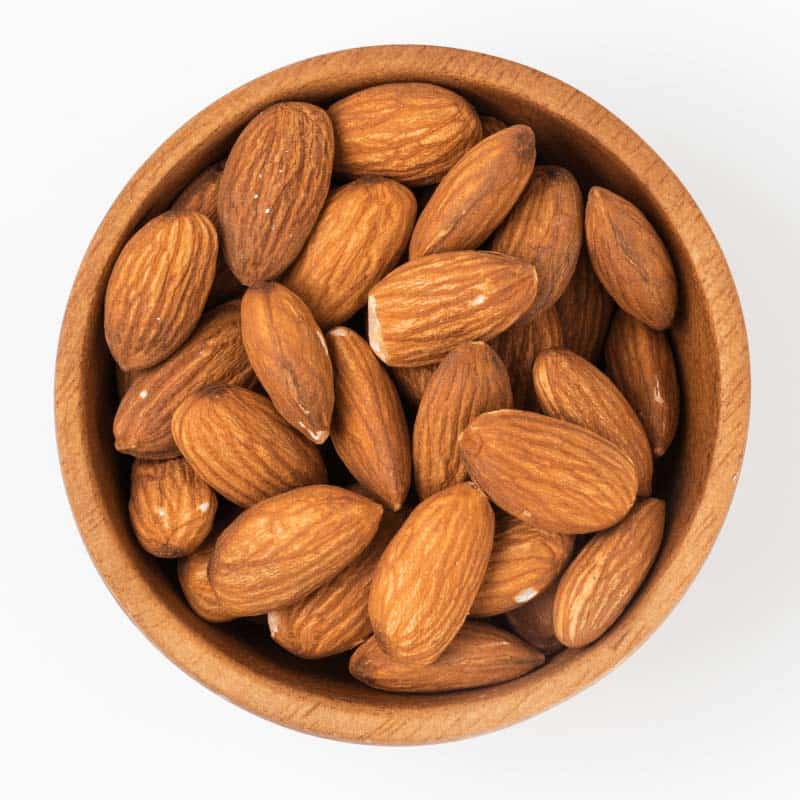 Natural almonds