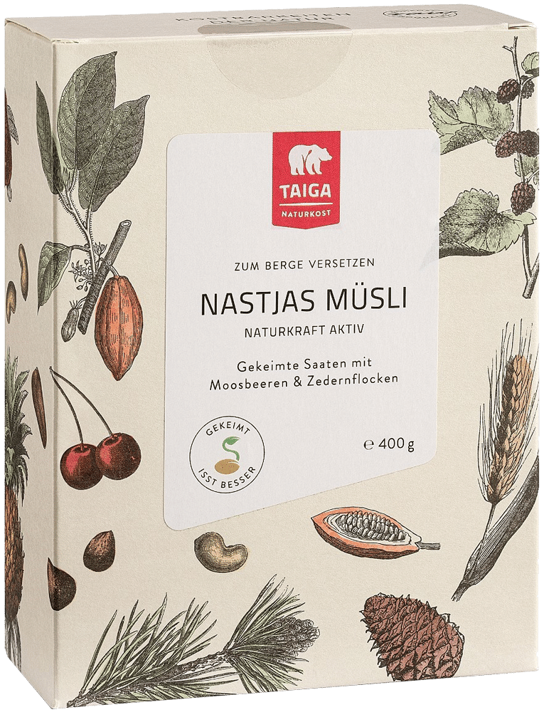 Nastjas Müsli Bio - gekeimte Saaten glutenfrei – TAIGA Naturkost