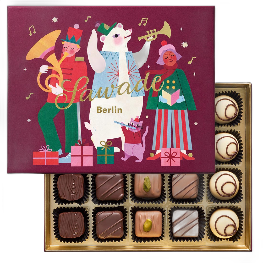 Sawade Pralinenschachtel Musikanten 230g