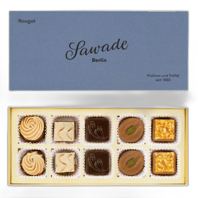 Sawade Pralinenschachtel Nougat 105g