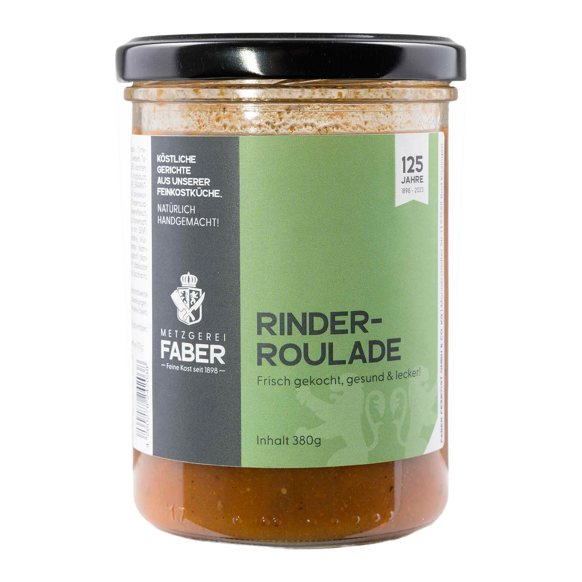 Rinderroulade in Bratenjus von Feinkost Faber