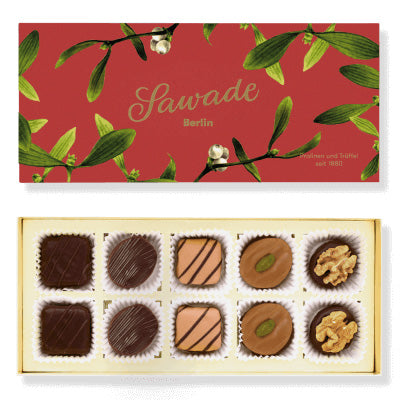 Pralinenschachtel Mistelzweig