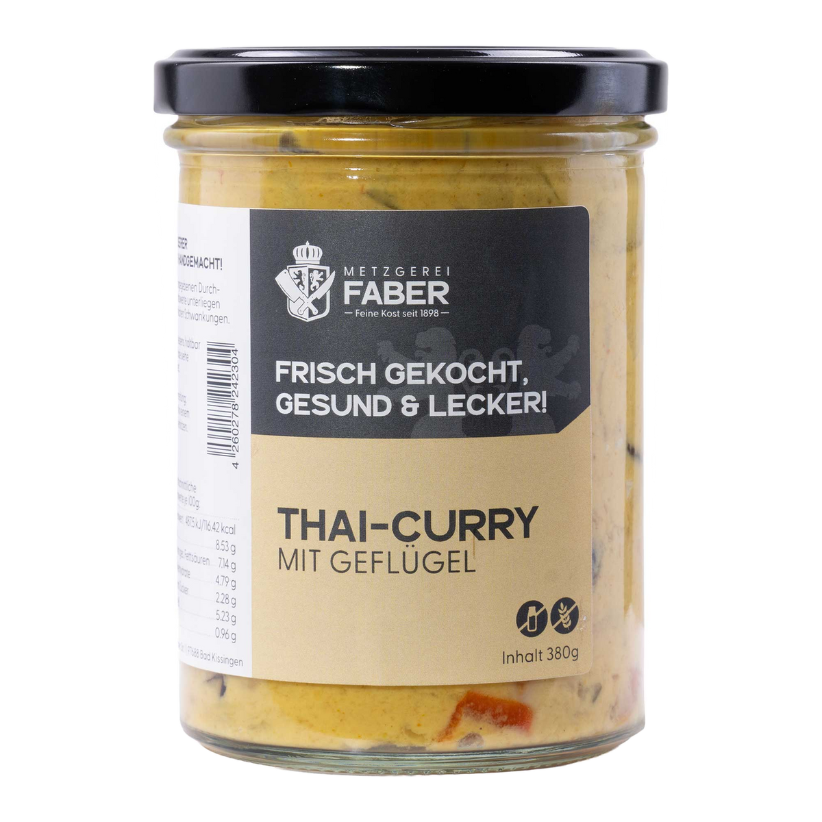 Thai Curry mit Geflügel von Feinkost Faber