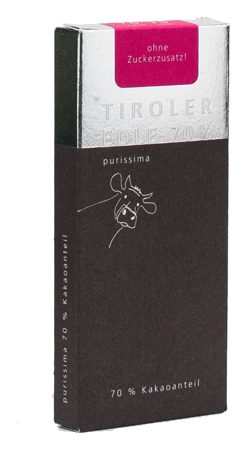 Tiroler Edle Purissima Maxima Kakaotafel 70 %