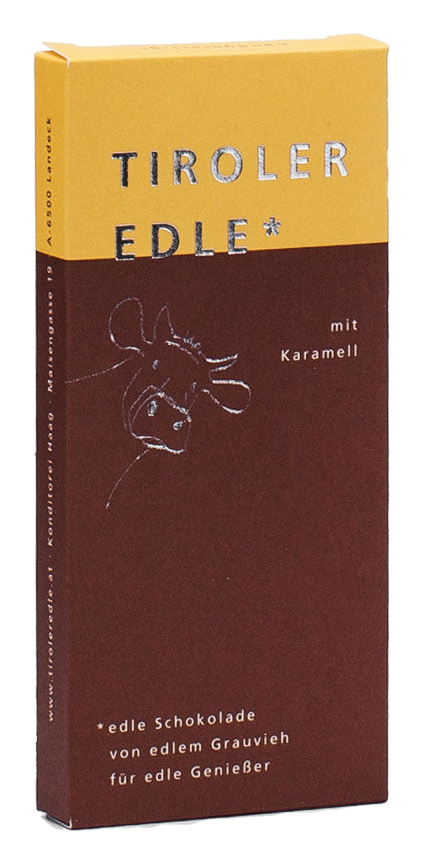 Tiroler Edle Schokolade mit Karamell