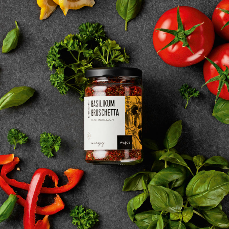 Wajos Basilikum Bruschetta Würzmischung