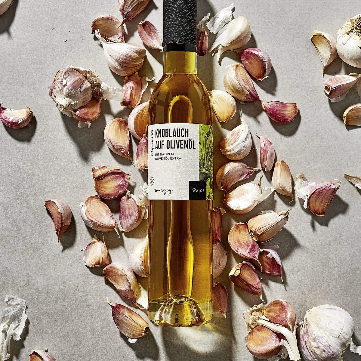 Wajos Knoblauch auf Olivenöl 250ml