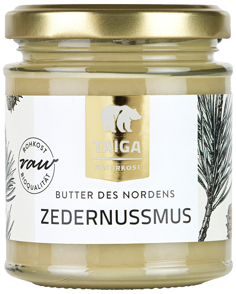 Zedernuss-Mus Bio – TAIGA Naturkost